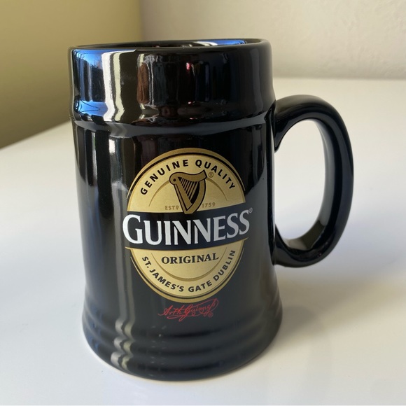 Guinness Dining Guinness Beer Mug Set Green Black Poshmark